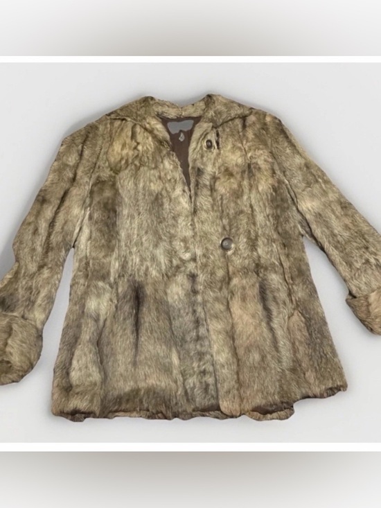Jackets & Blazers - Vintage Fur Coat - Rabbit - Women’s S/M